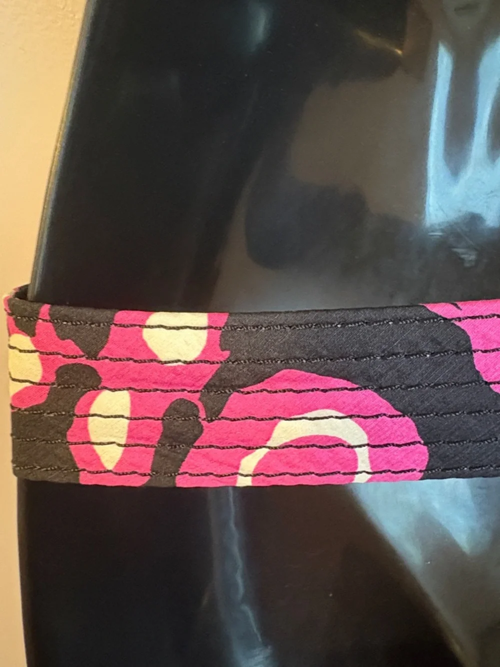 J. Crew Silk Abstract Floral Y2K Belt size S/M - Picture 10 of 13